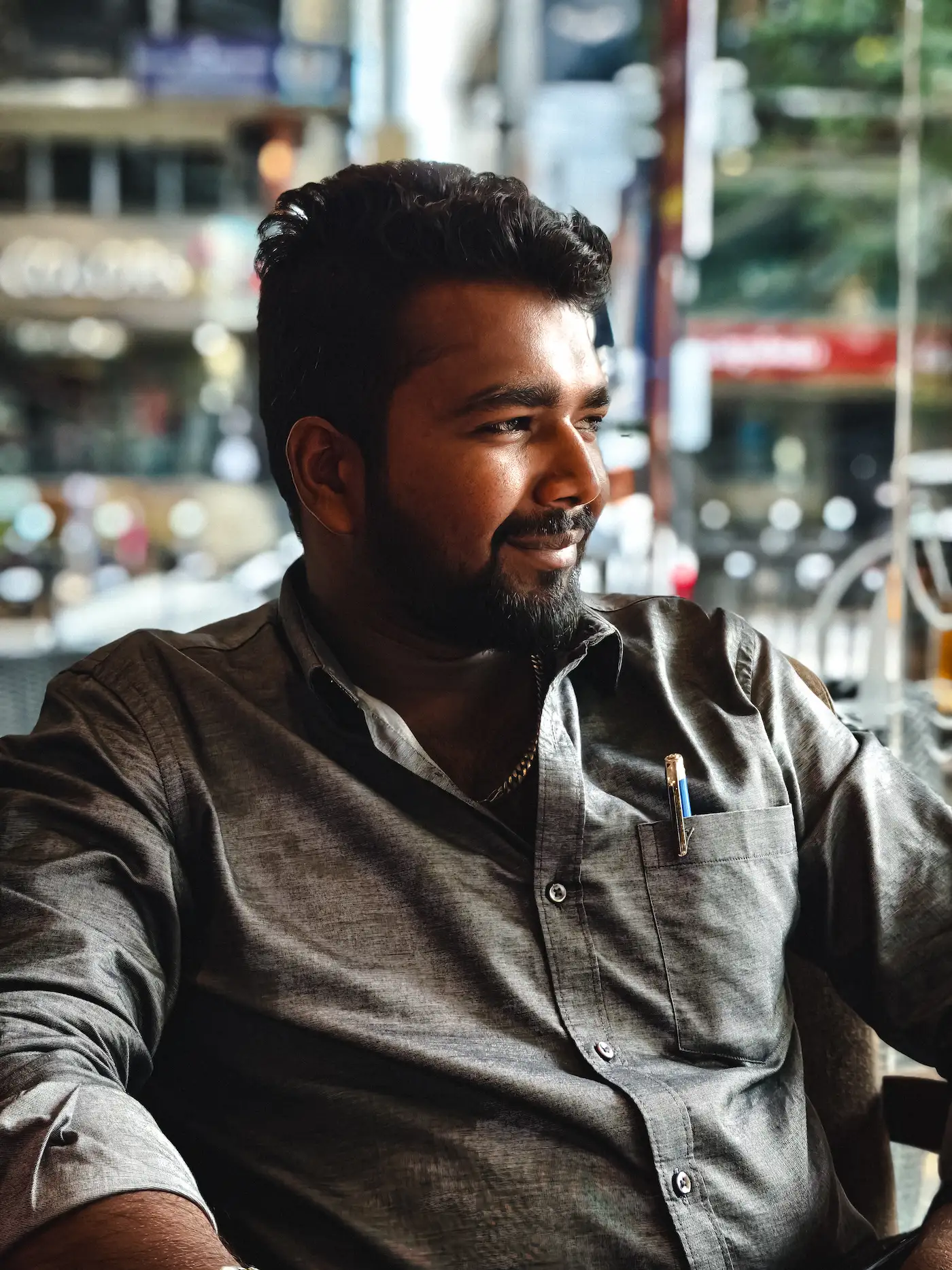 Portrait of Sathish Sekar, UI/UX developer, in Coimbatore